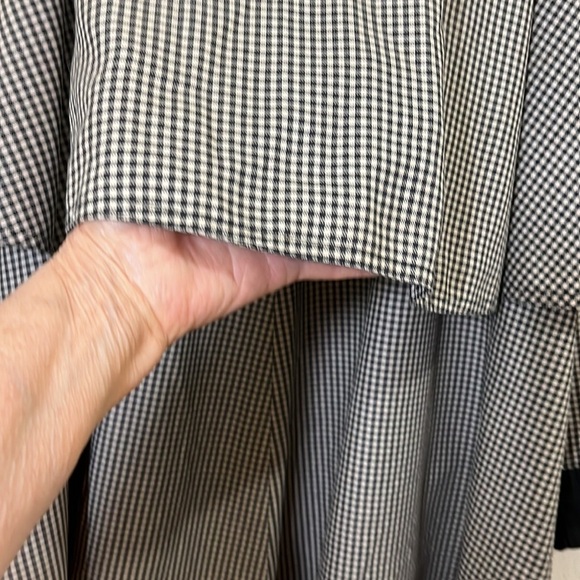 Fleet Street Vintage black/ white checked jacket with winter liner. Size 12 - Picture 6 of 11